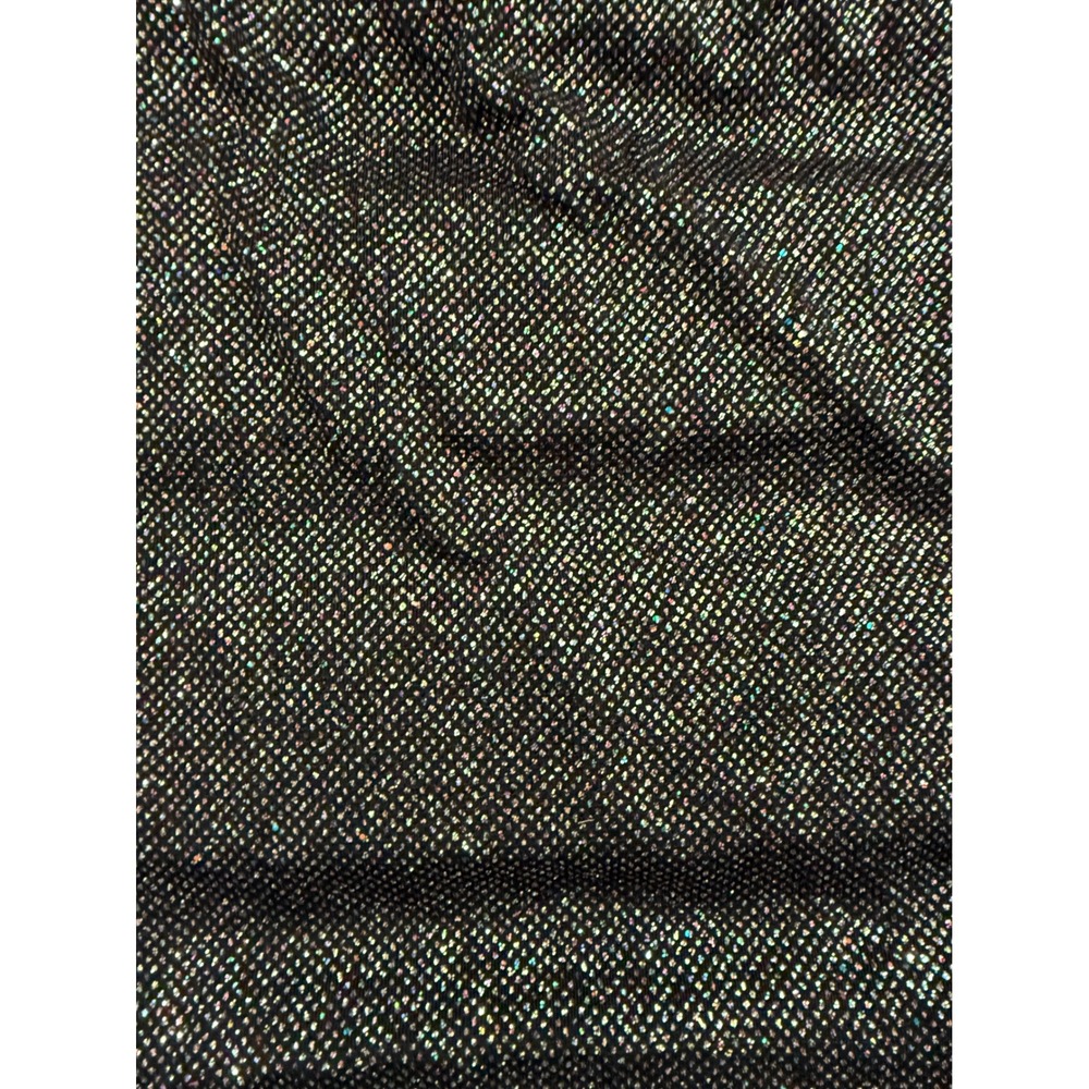 Silence + Noise Britney Sparkle Micro Skirt Black Glitter Shimmer Y2K Party - Picture 4 of 7